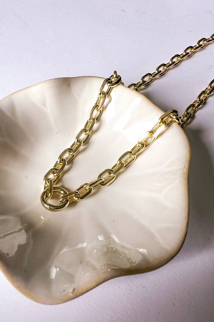 The Brooke Gold Clasp Chain