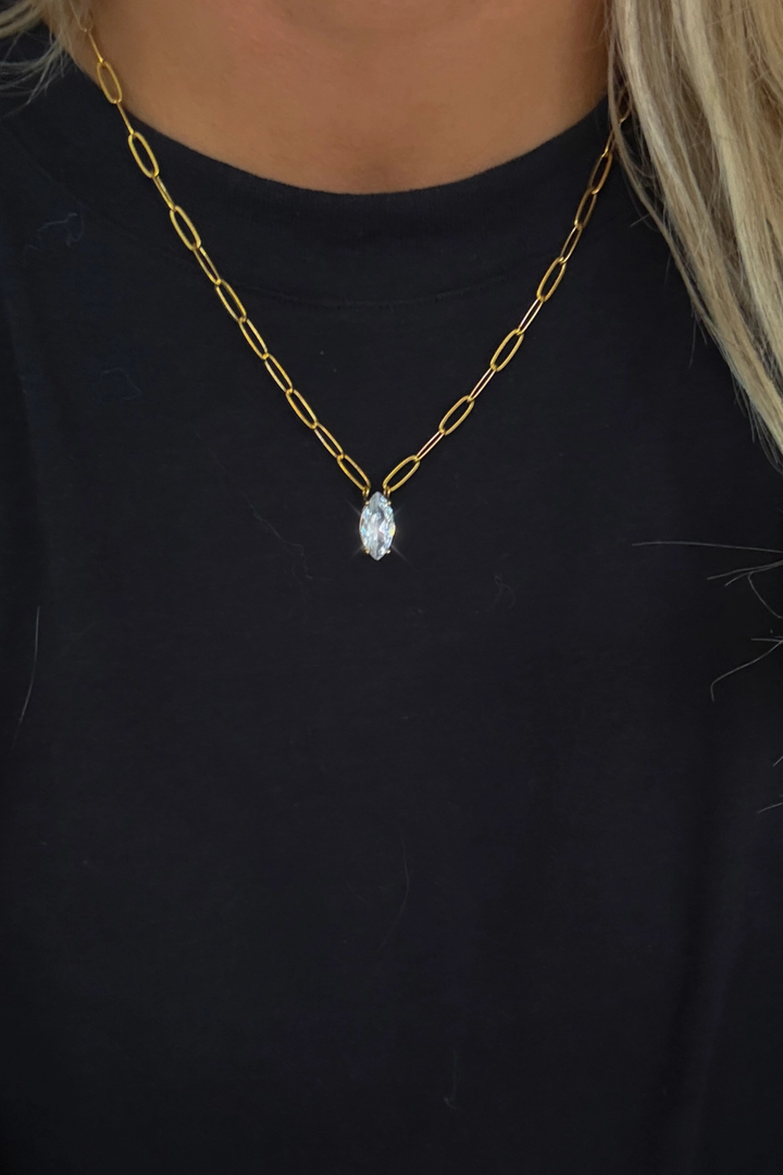 The Gold + Diamond Pendant Necklace