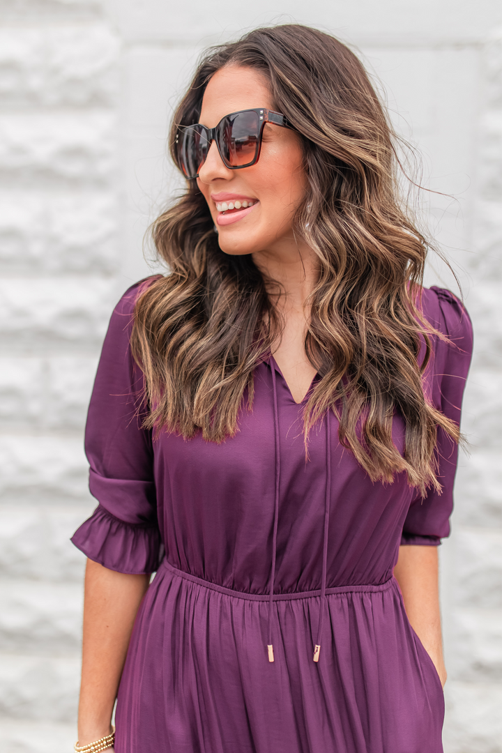 The Plum Enchantment Dress