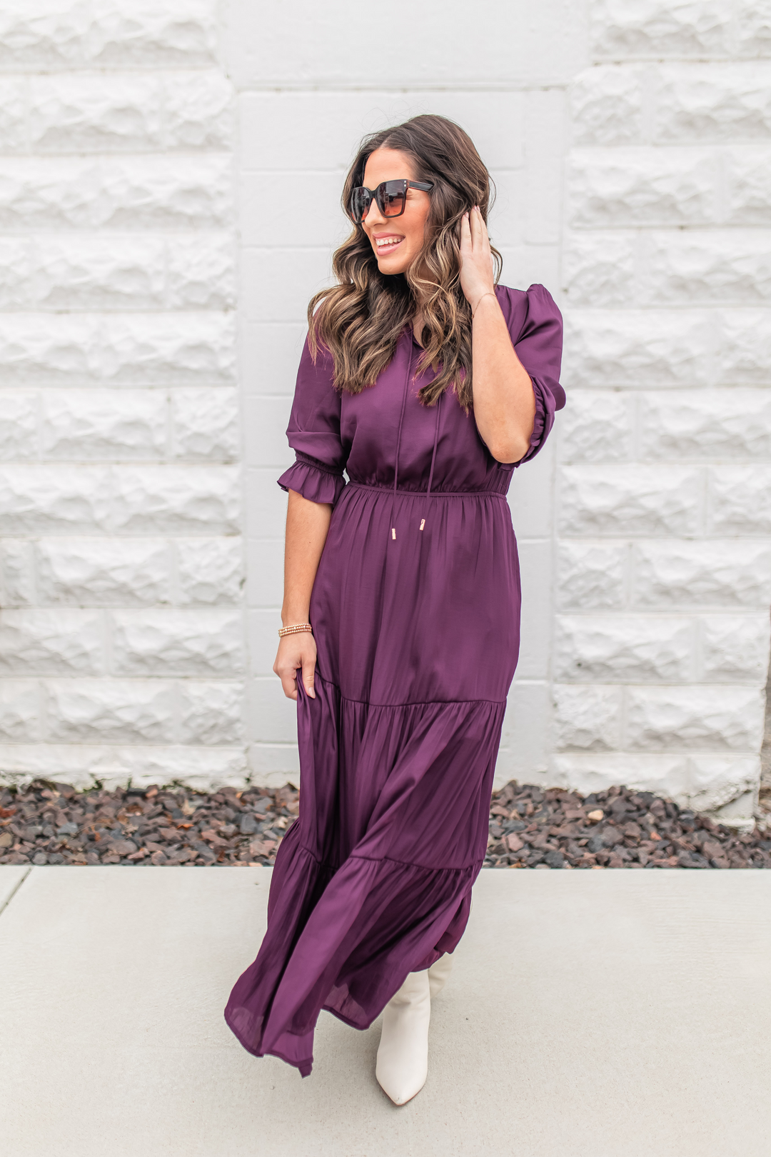 The Plum Enchantment Dress