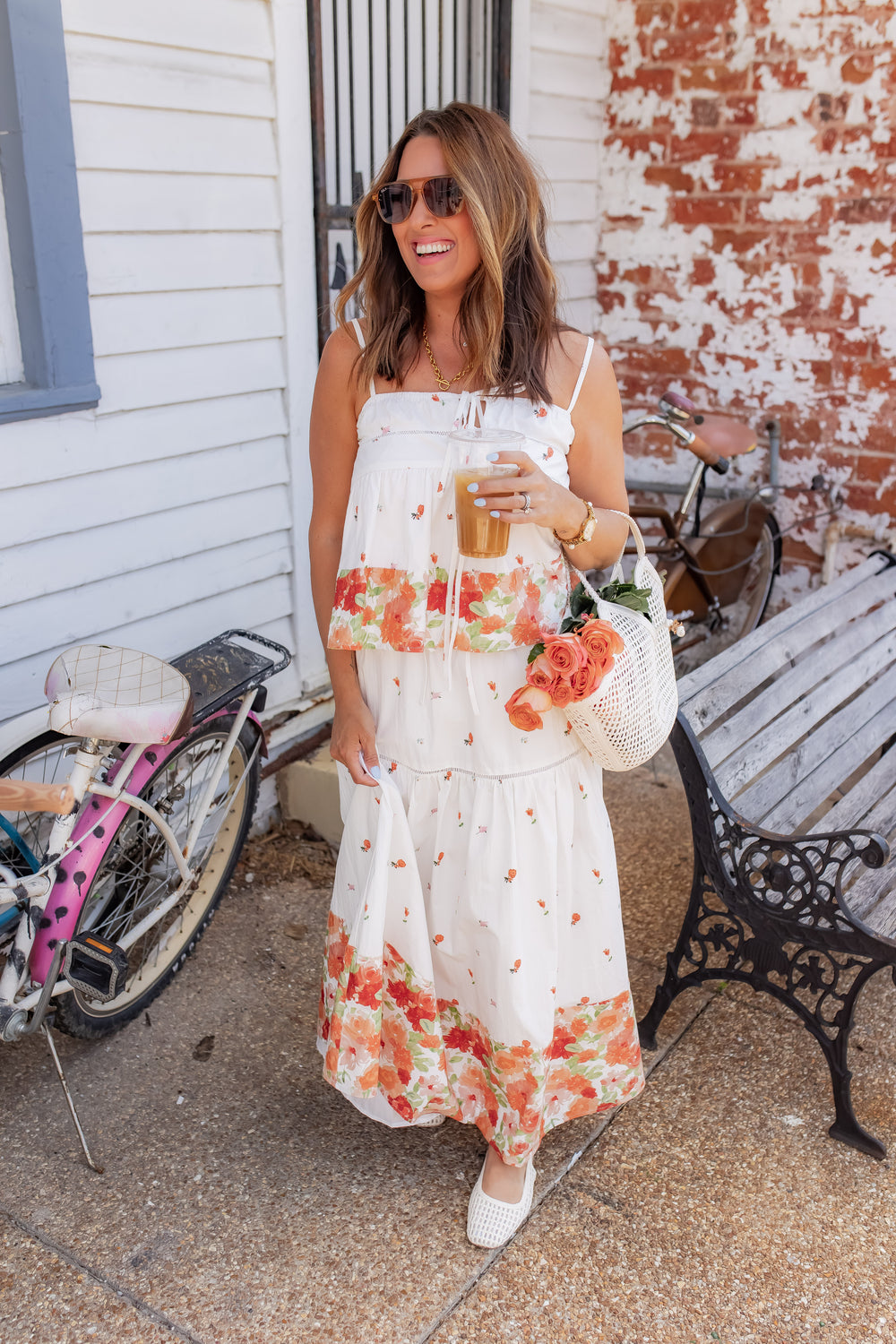 The Petal Darling Tie Tank - One Eleven Olive Boutique