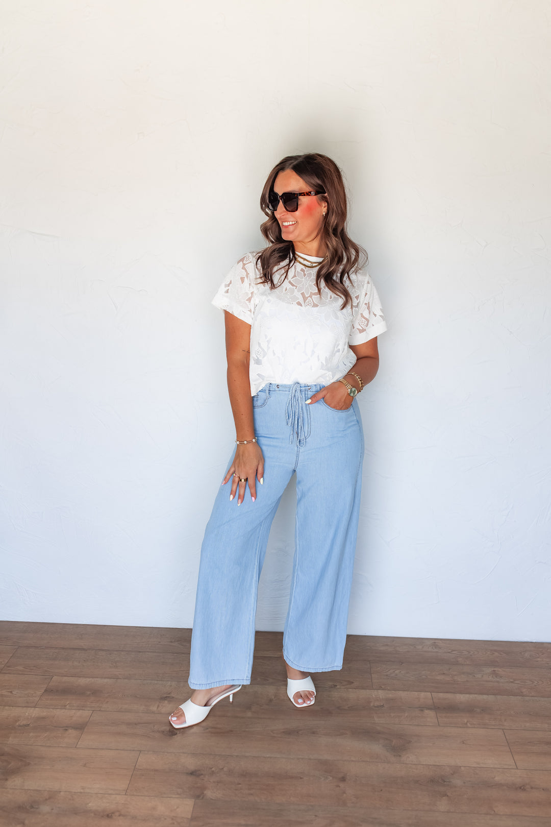 The Everyday Ease Denim Pants - One Eleven Olive Boutique