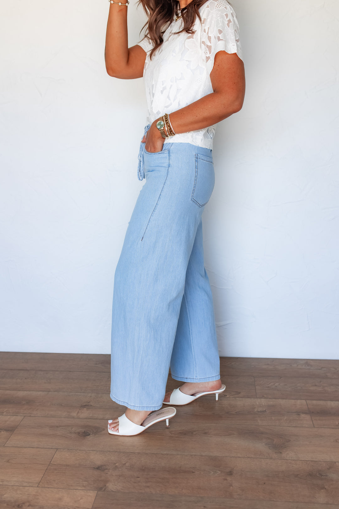 The Everyday Ease Denim Pants - One Eleven Olive Boutique