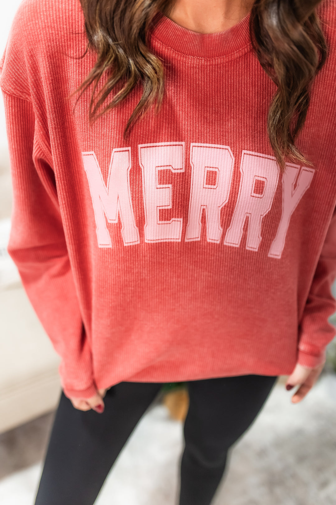 The Merry Corded Sweatshirt