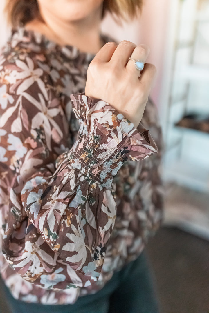 The Allie Floral Blouse