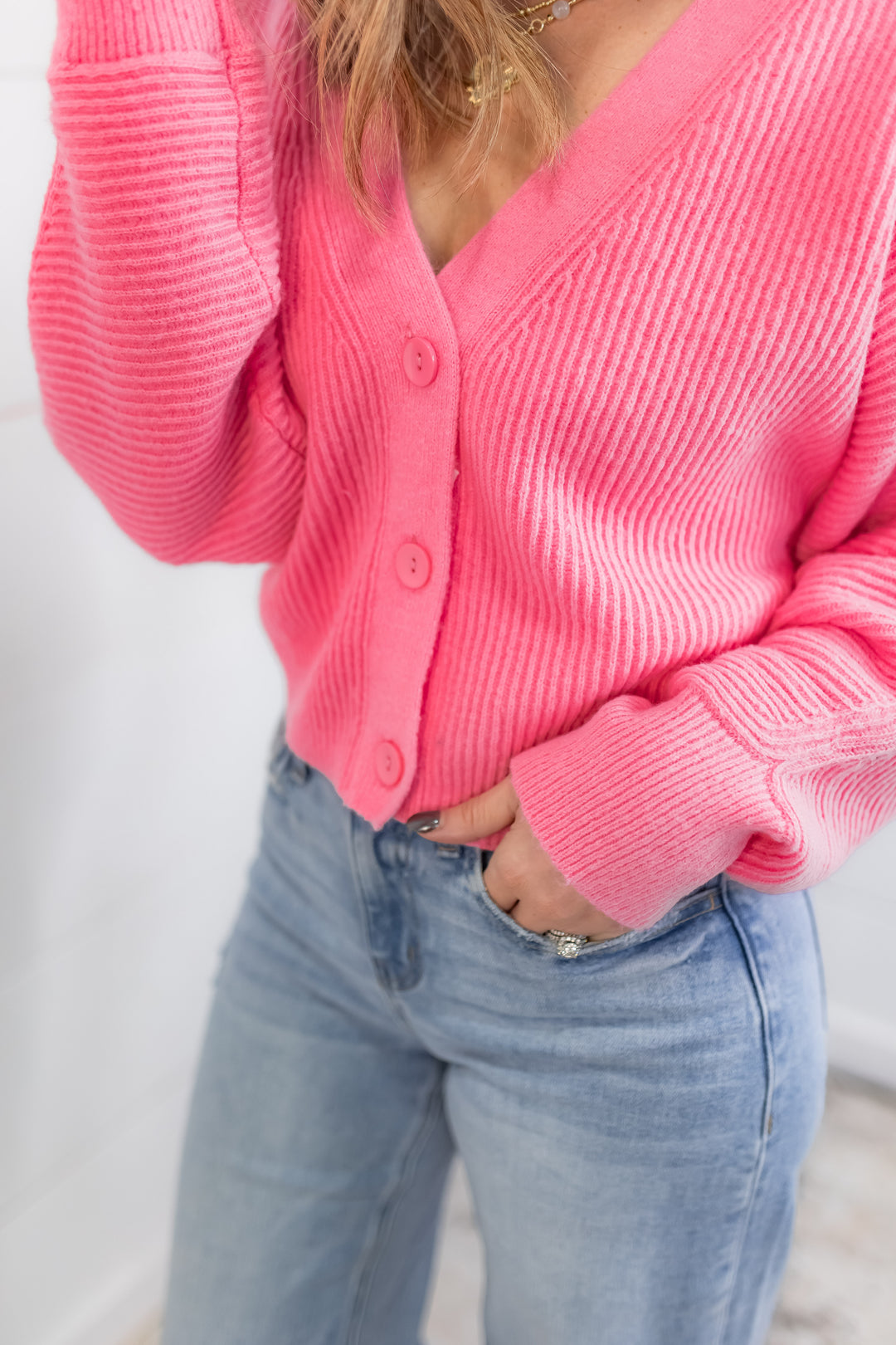 The Pretty in Pink Cardi