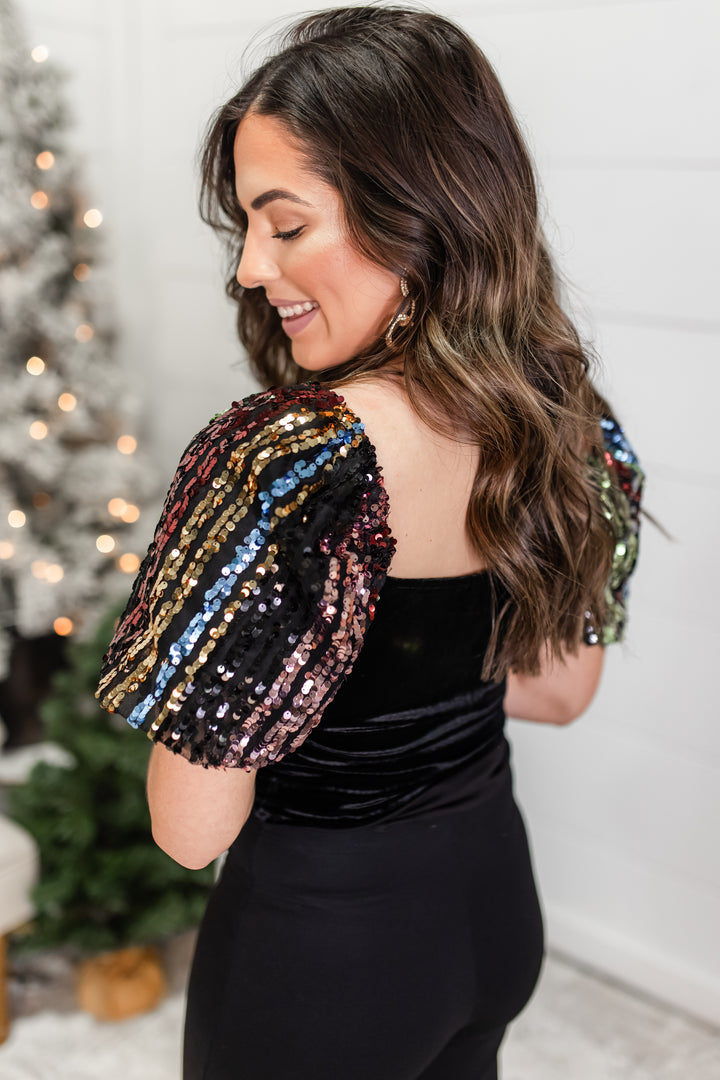 The Glamour Sequin Bodysuit