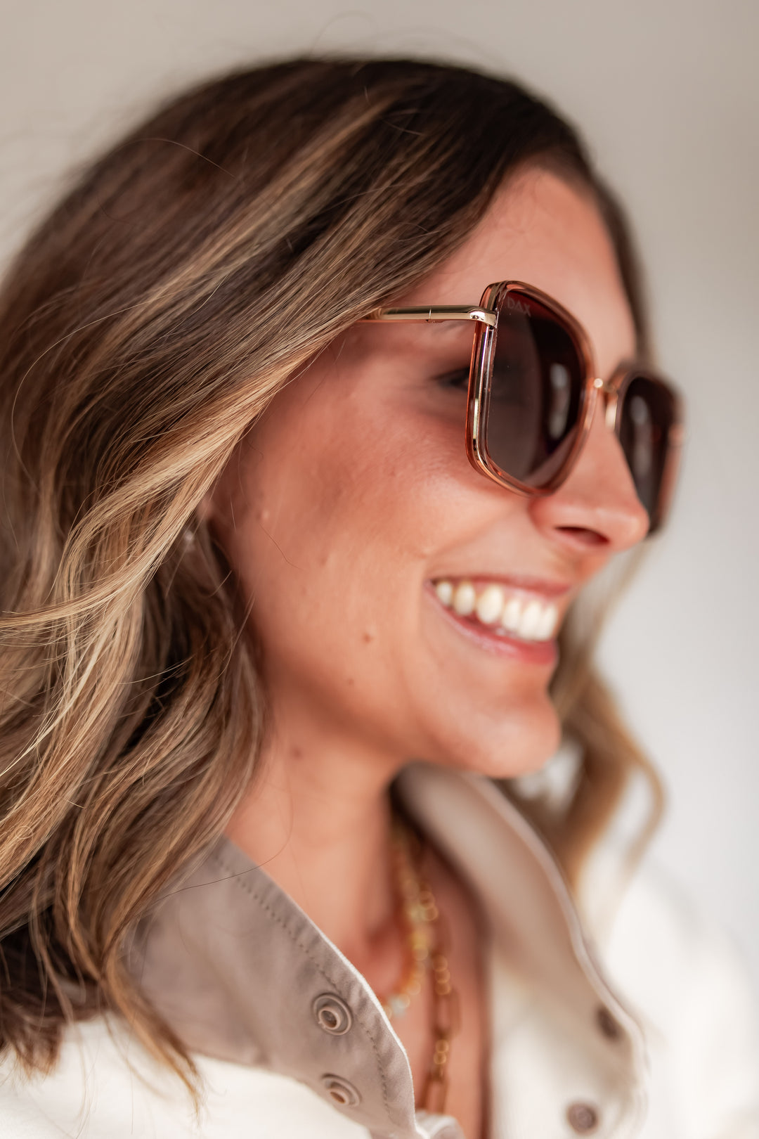The Elle Sunnies - Brown - One Eleven Olive Boutique