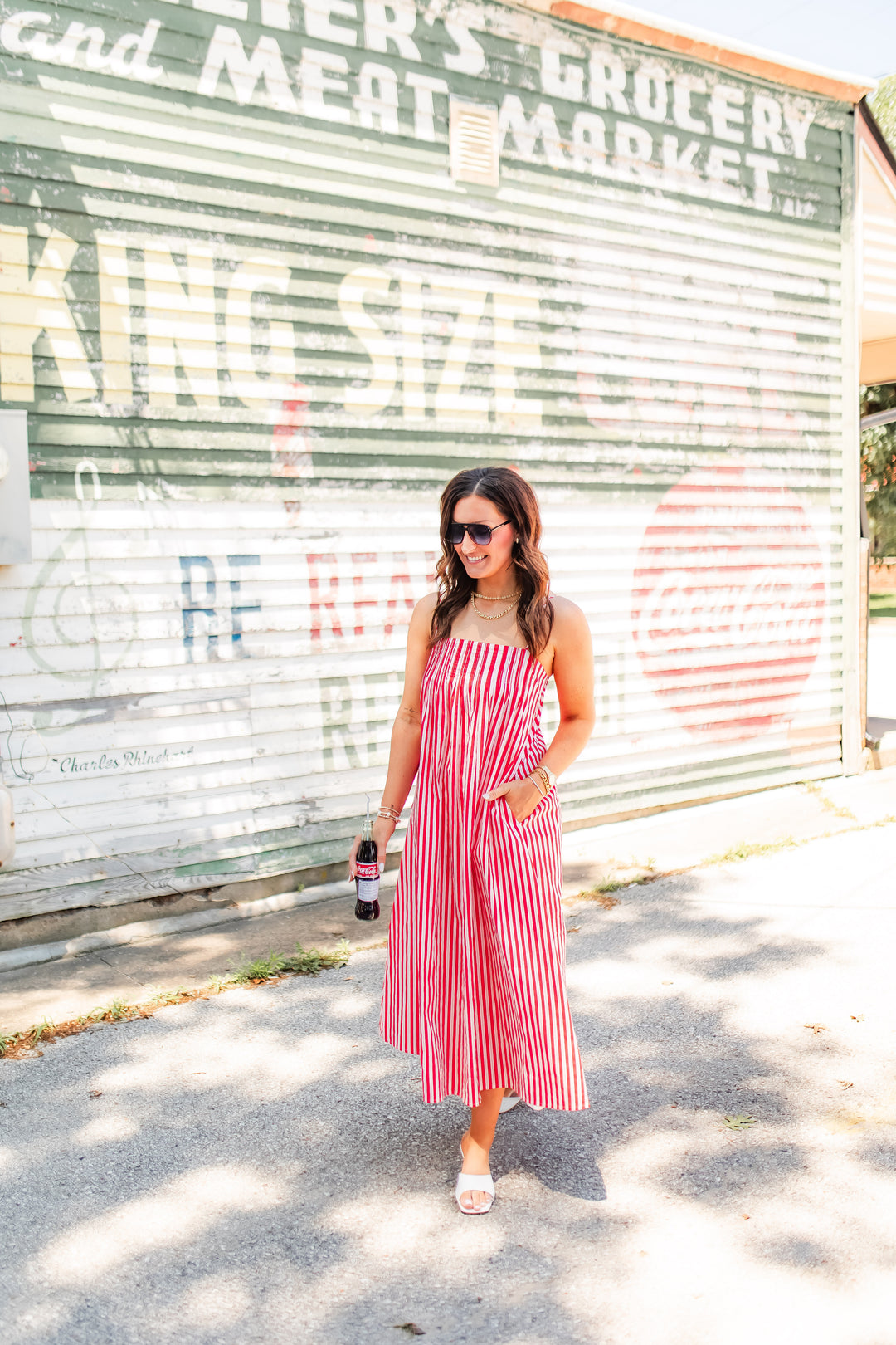 The Liberty Stripes Dress - One Eleven Olive Boutique