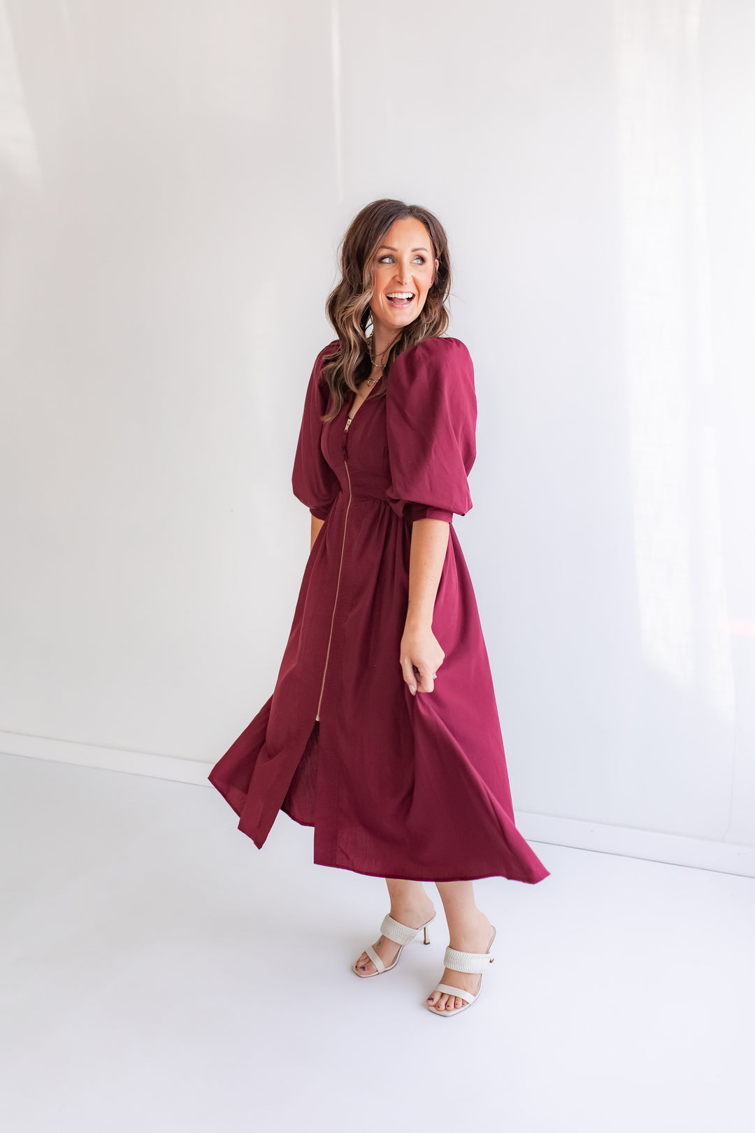 The Stolen Glances Midi Dress