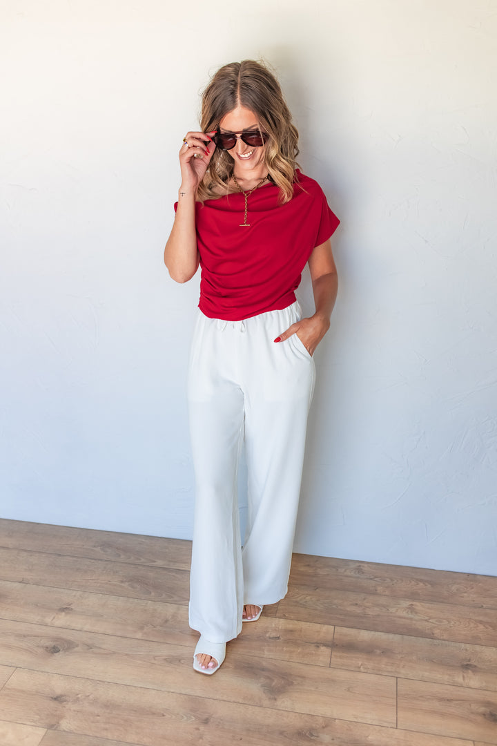 The Rosie One Shoulder Top - One Eleven Olive Boutique
