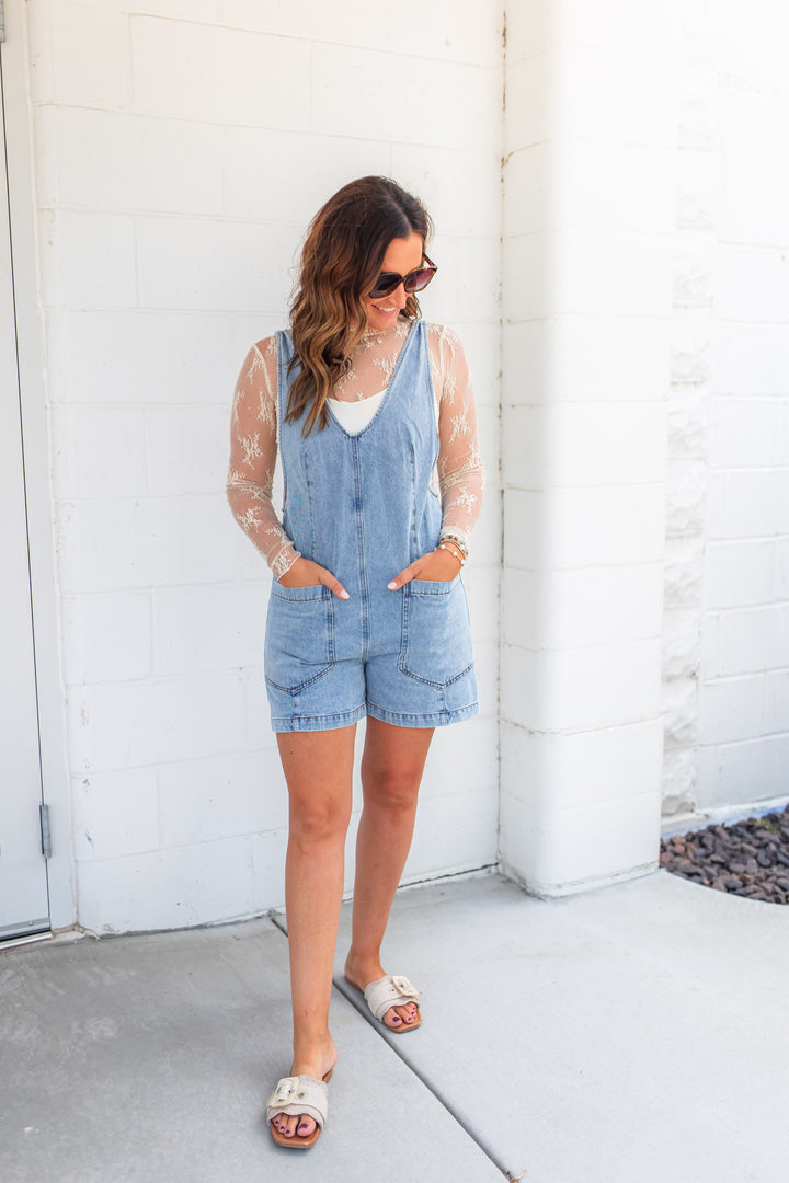 The Made for You Denim Shortall