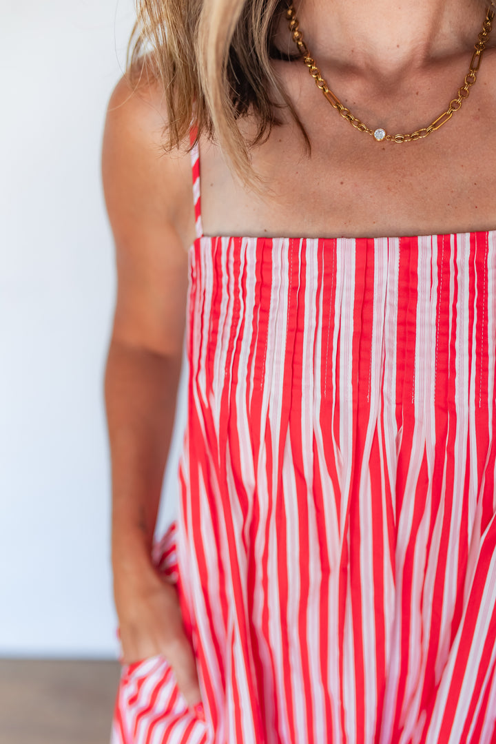 The Liberty Stripes Dress - One Eleven Olive Boutique