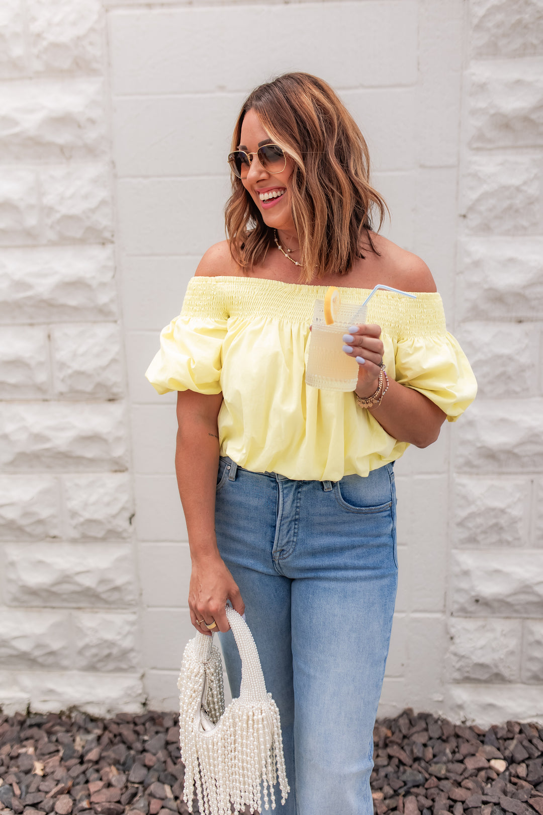 The Coastal Breeze Top - Yellow