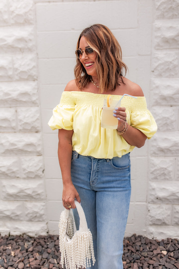 The Coastal Breeze Top - Yellow