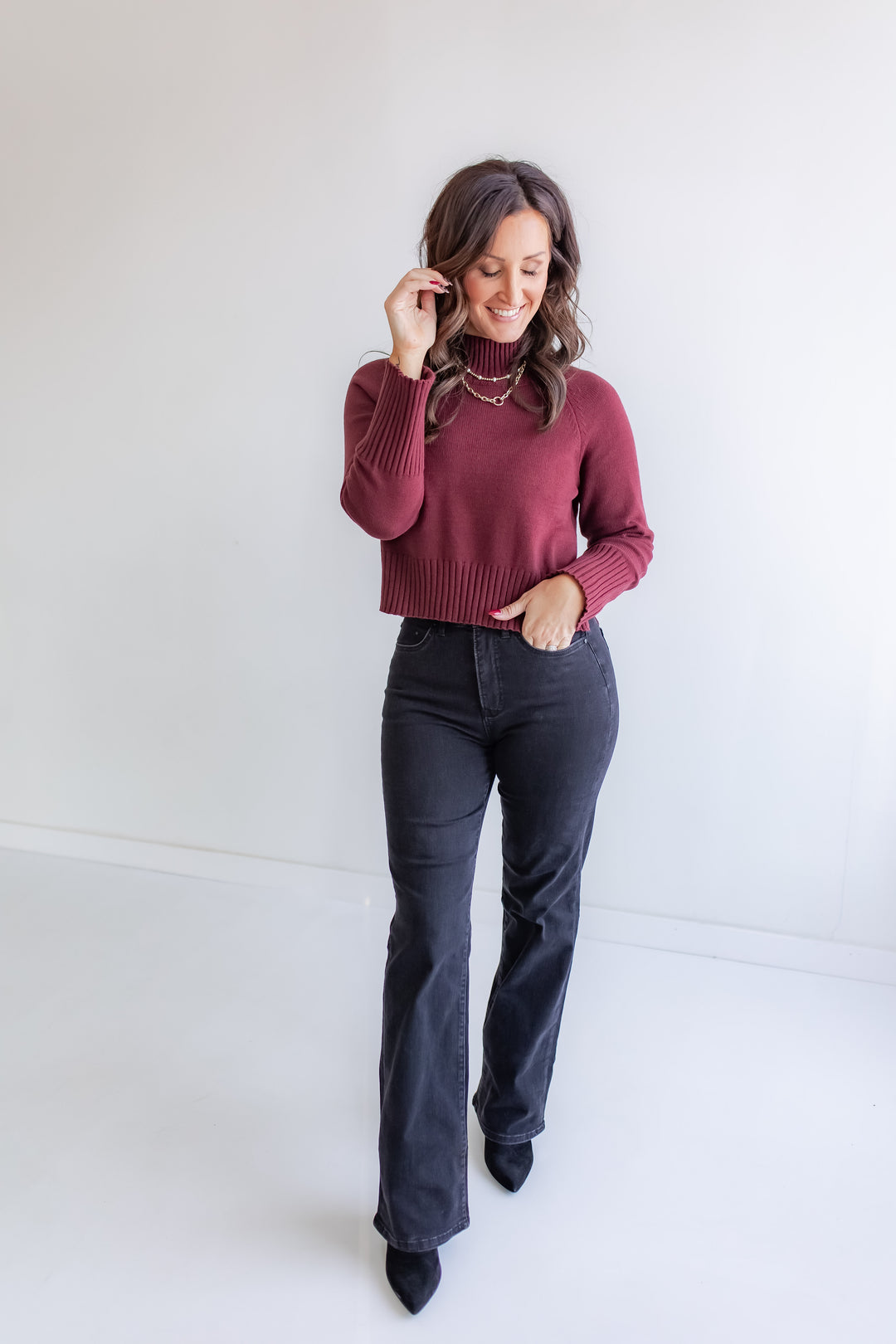 The Onyx Wide Leg Jeans