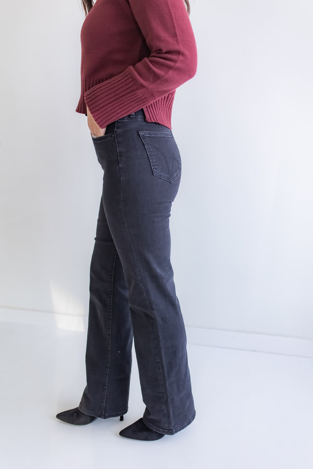 The Onyx Wide Leg Jeans