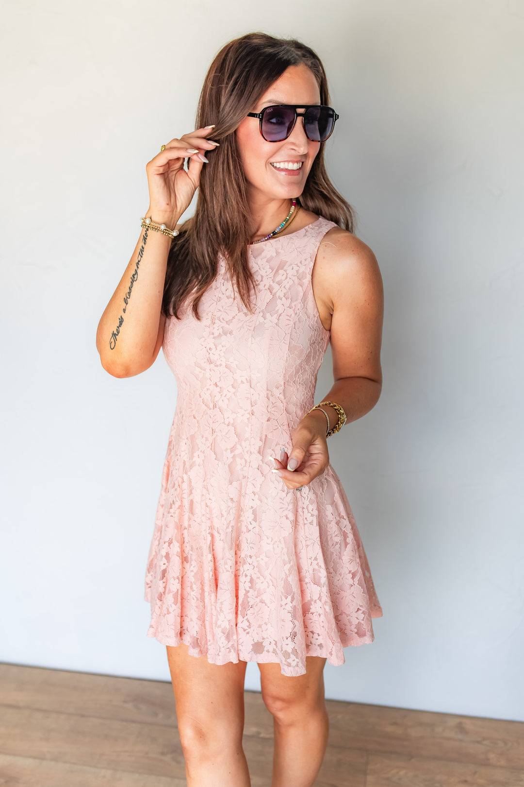 The Sweet Romance Floral Lace Dress