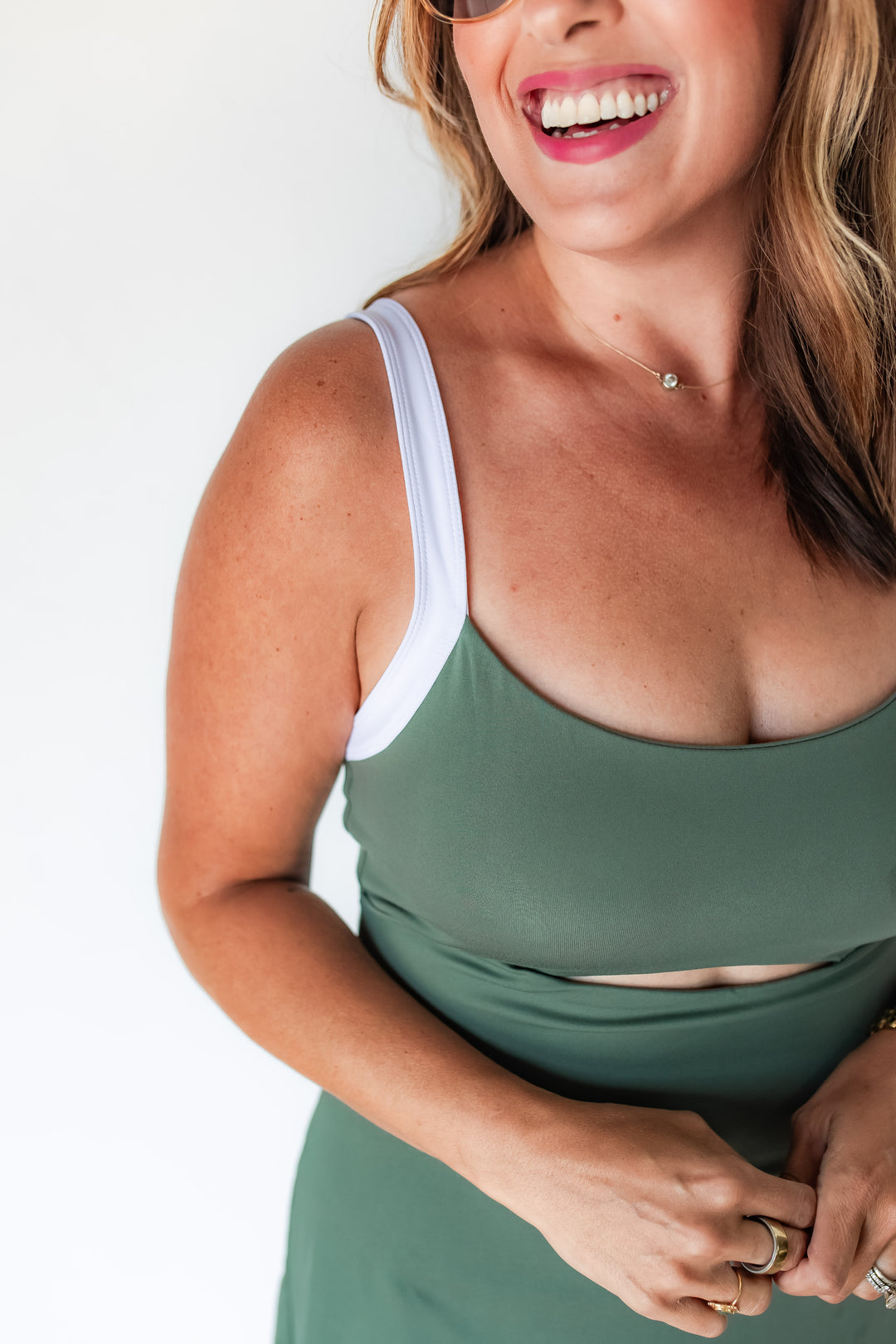 The In Stride Active Dress - Green