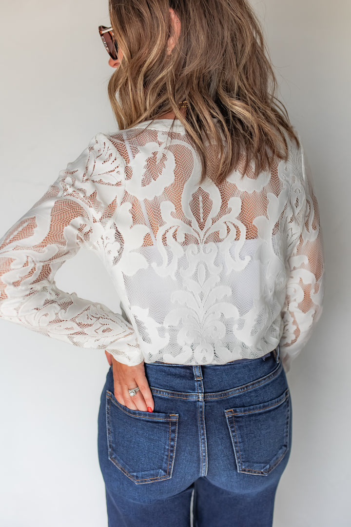 The Floral Promise Lace Top