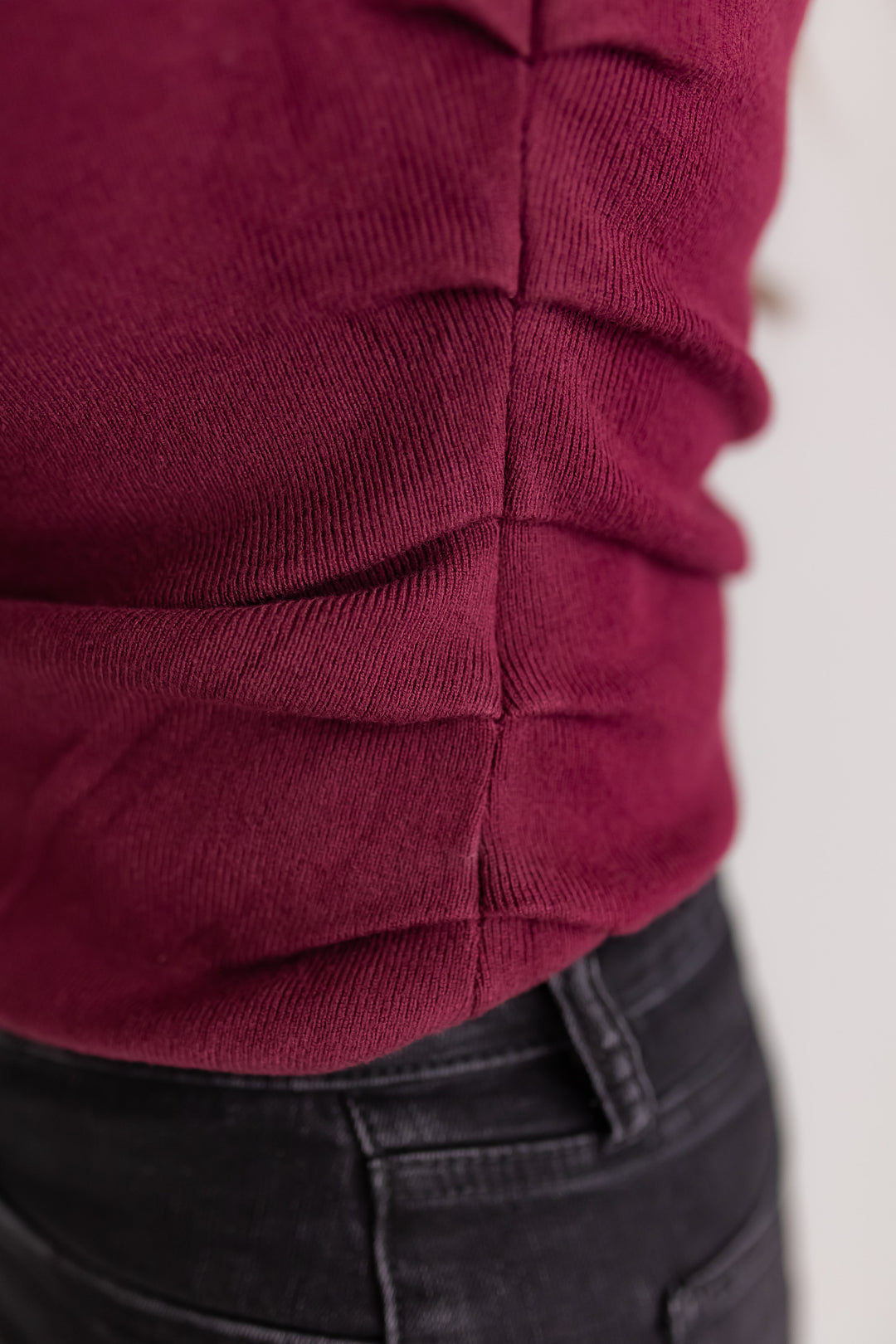 The Evening Soirée Top - Wine