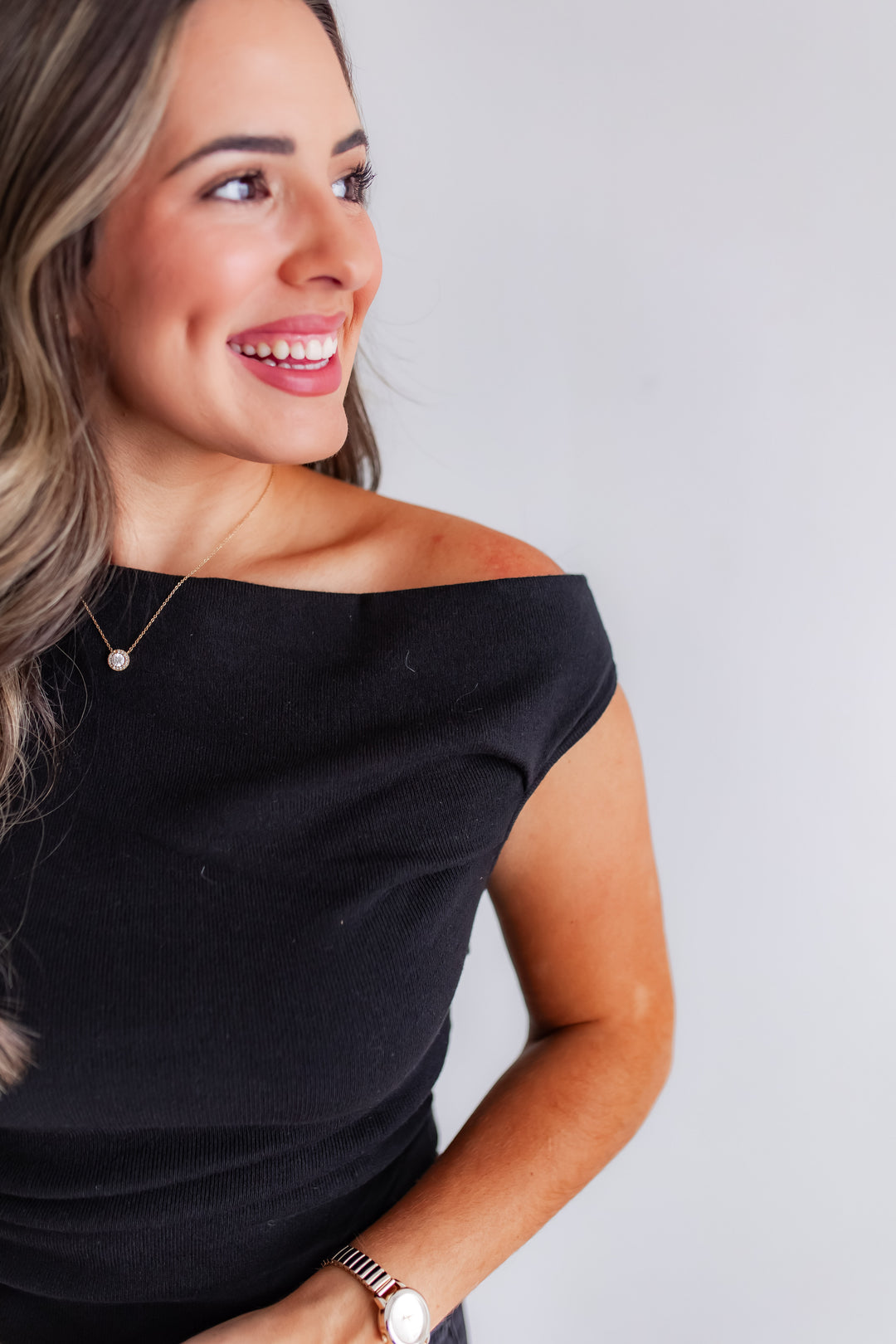 The Evening Soirée Top - Black