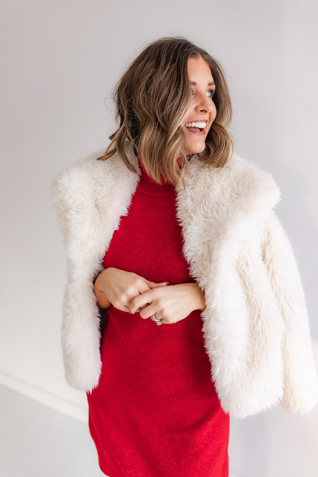 The Luxe Hour Faux Fur Jacket