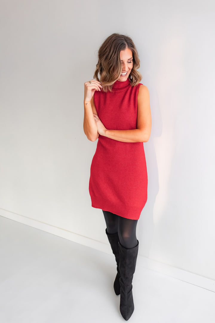The Linnie Turtleneck Sweater Dress