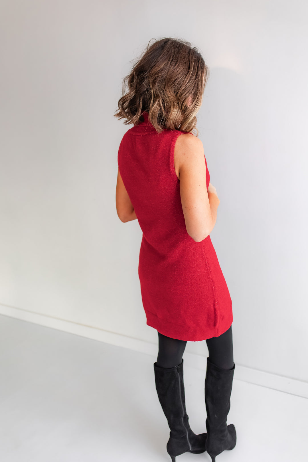 The Linnie Turtleneck Sweater Dress