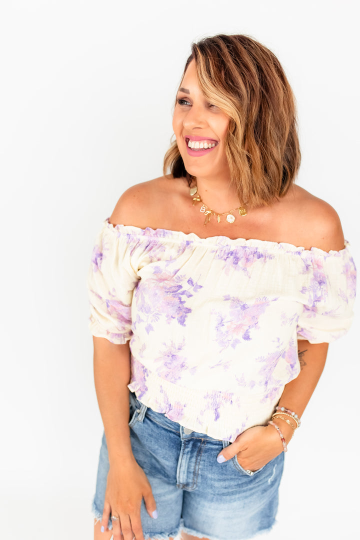 The Roselynn Floral Top