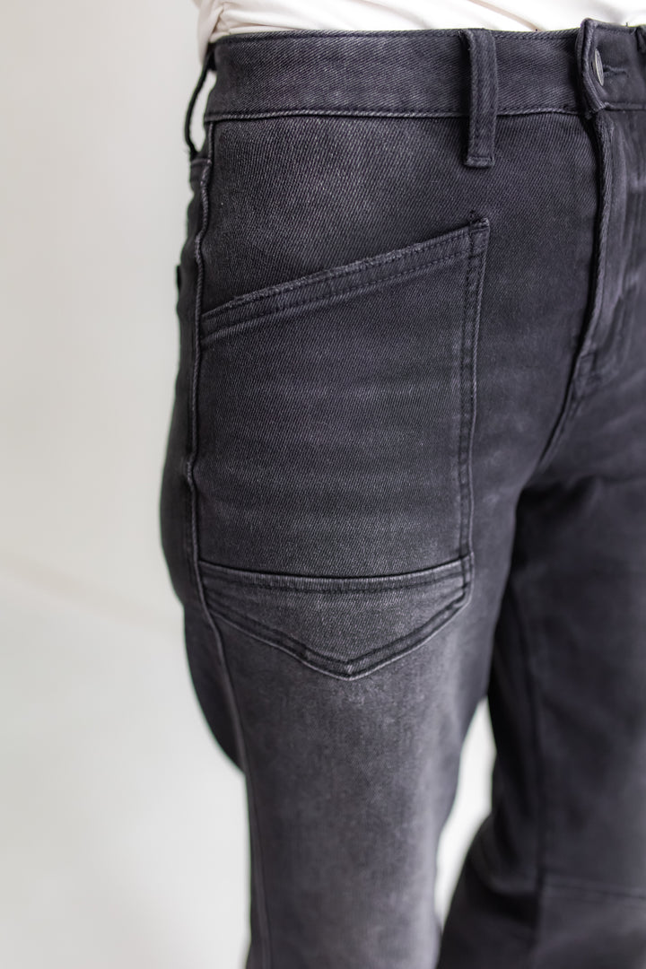 The Dusky Charm Barrel Jeans