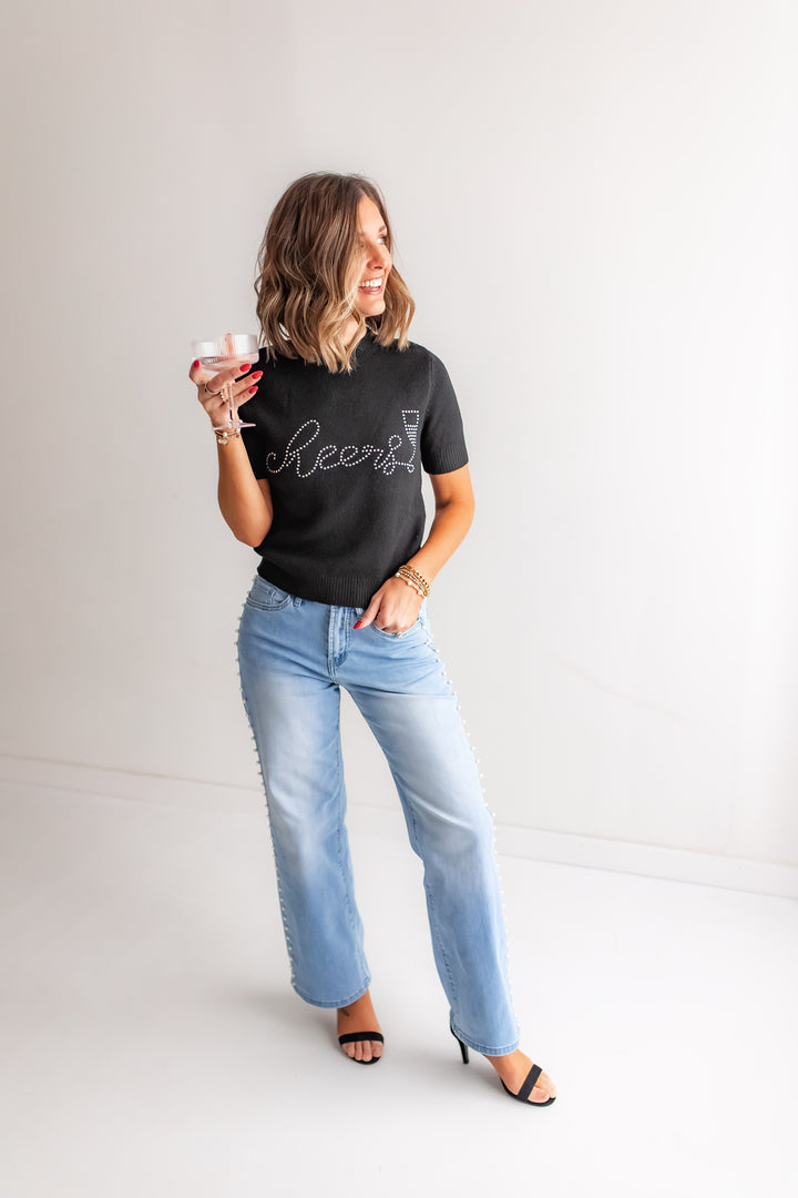 The Pearl Embellished Jeans