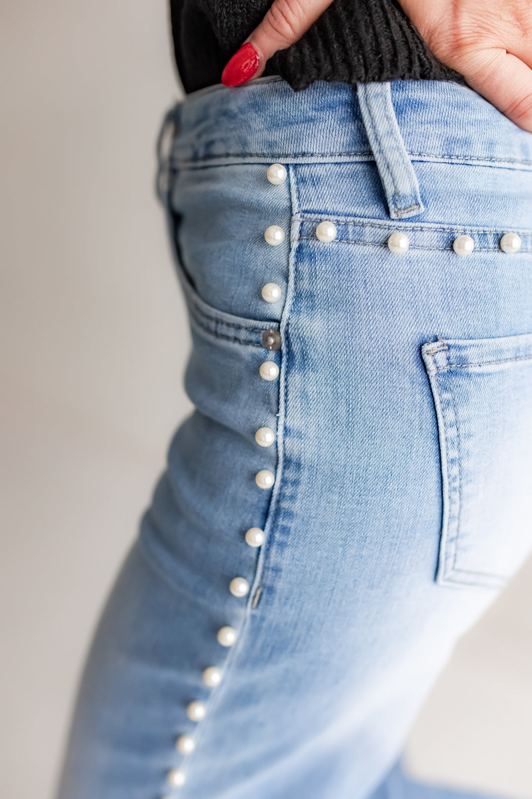 The Pearl Embellished Jeans