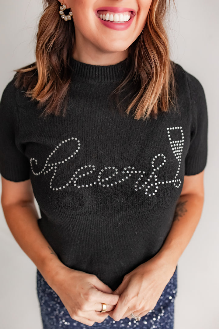 The 'Cheers' Sweater Top