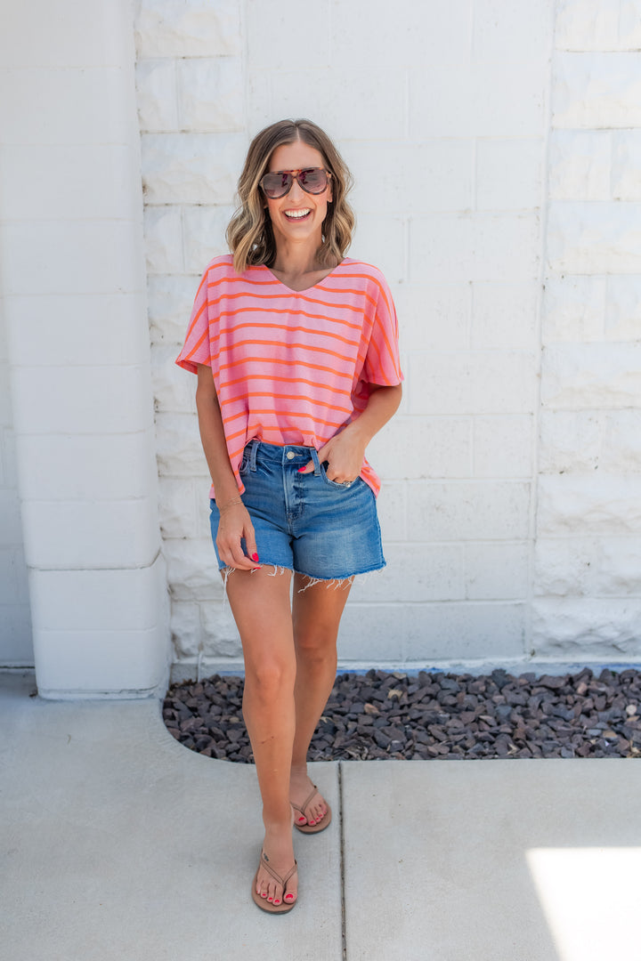 The Daydream Stripes Boxy Top