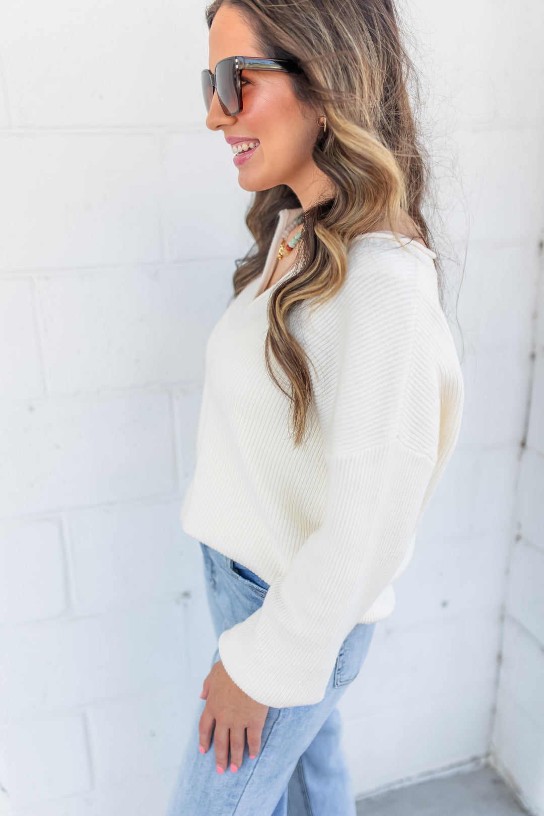 The Ivory Luxe Sweater