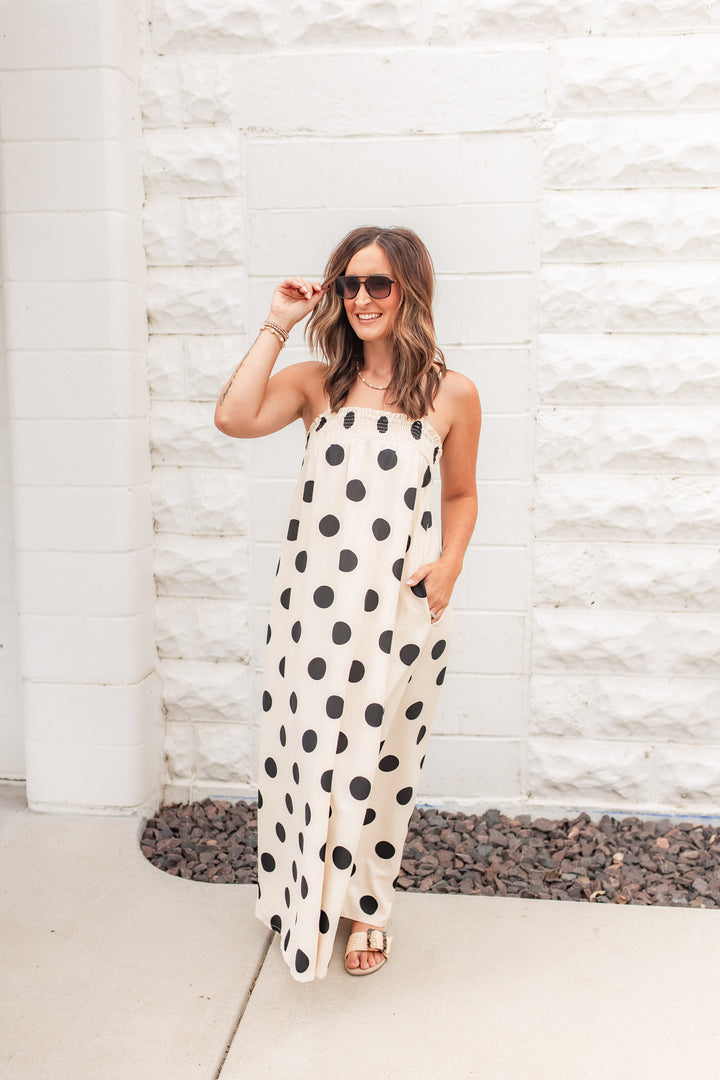 The Viv Maxi Dress - Cream