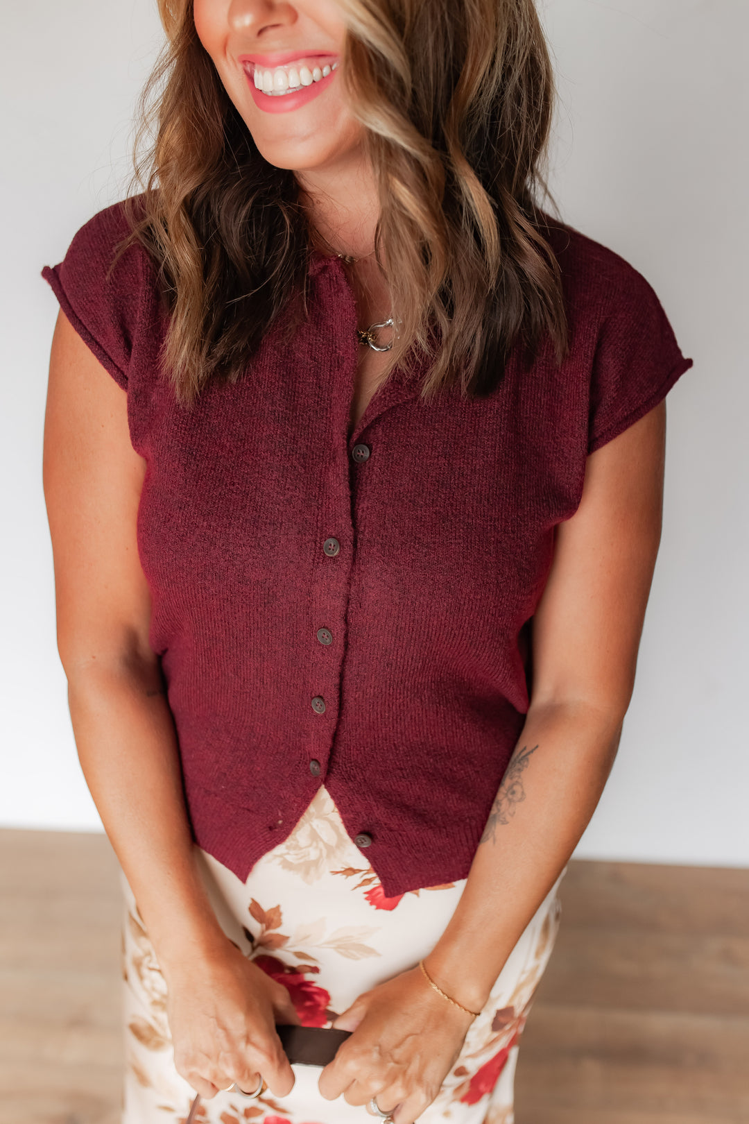 The Scottie Cardi Top - One Eleven Olive Boutique