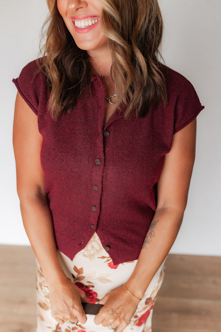 The Scottie Cardi Top - One Eleven Olive Boutique