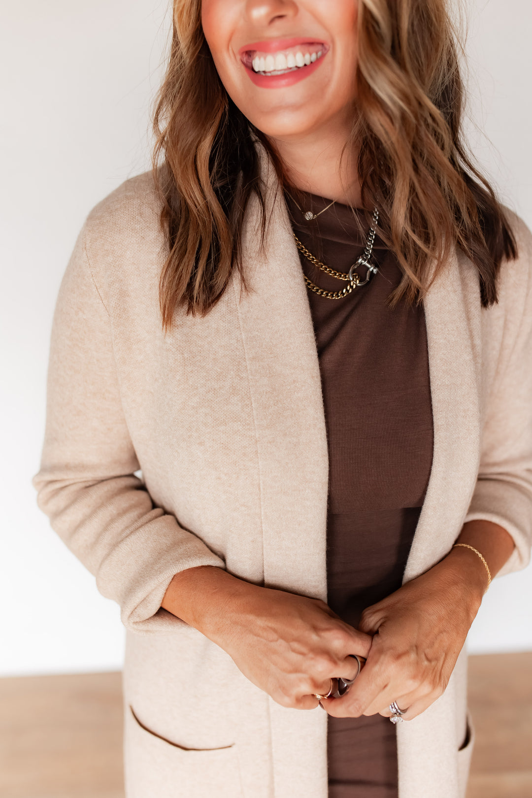 The Lana Duster Cardigan - Grain - One Eleven Olive Boutique