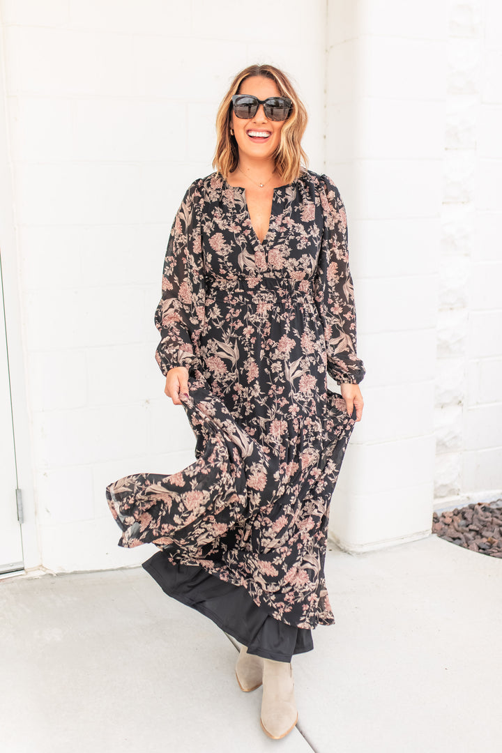 The Right Moment Floral Maxi Dress