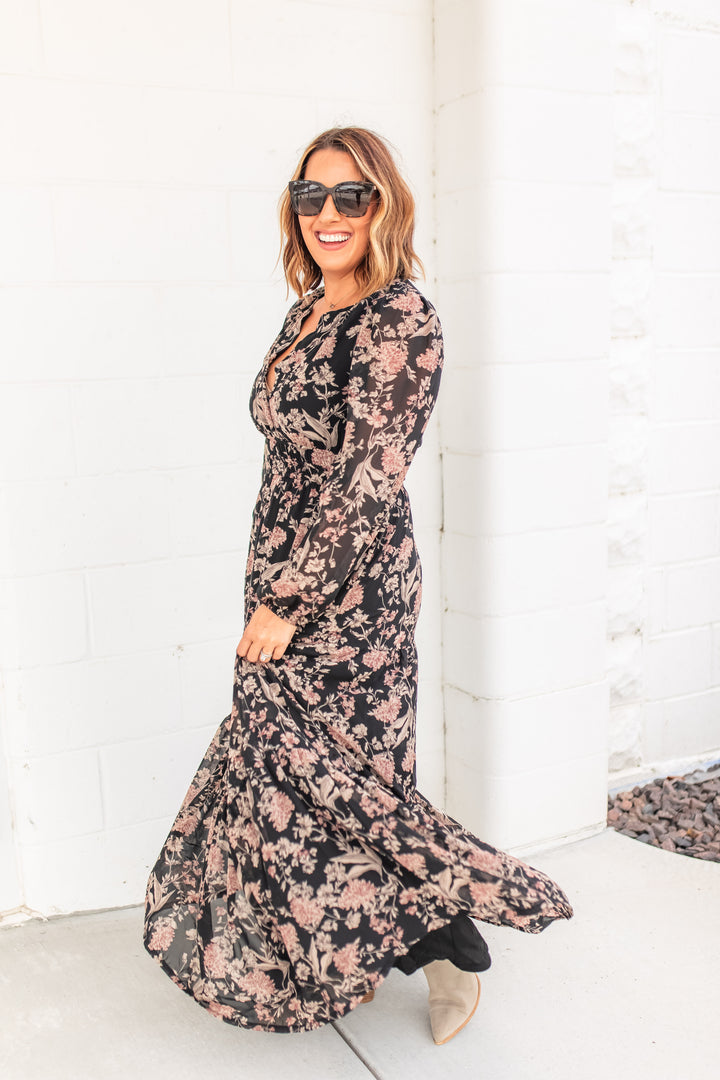 The Right Moment Floral Maxi Dress