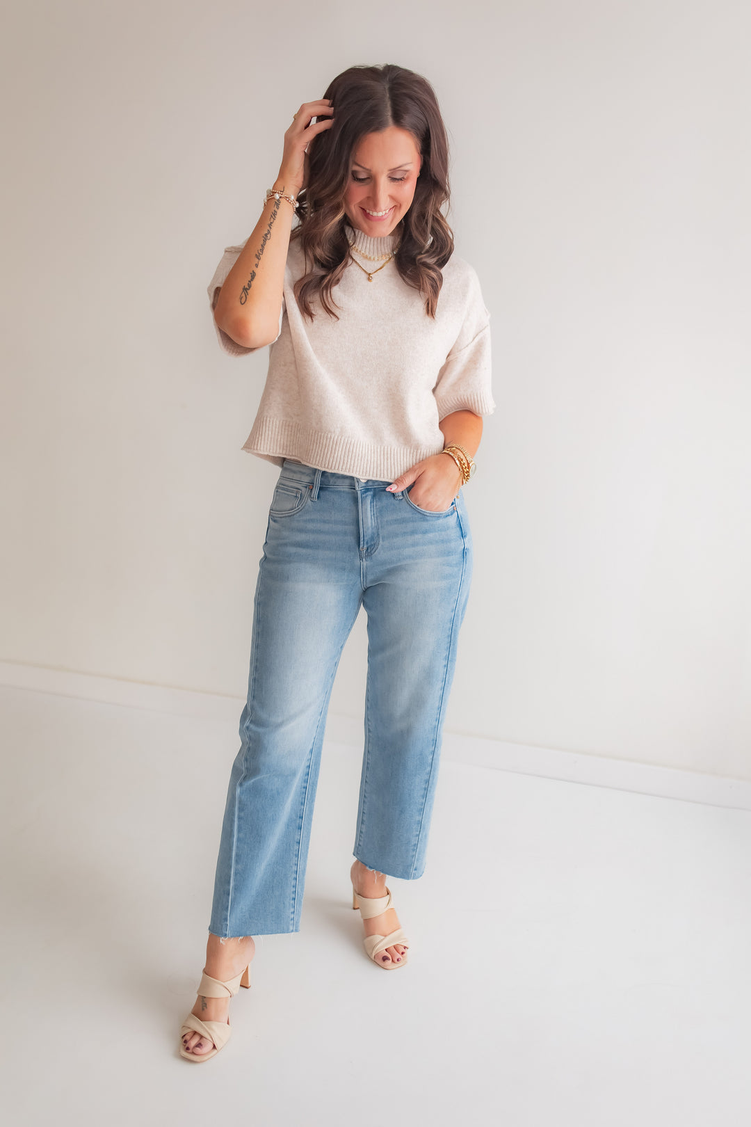 The Linley Sweater - Oatmeal