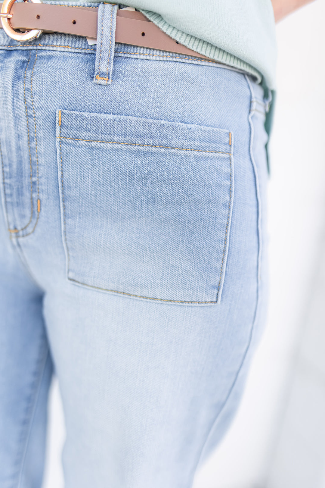 The Alivia High Rise Crop Jeans