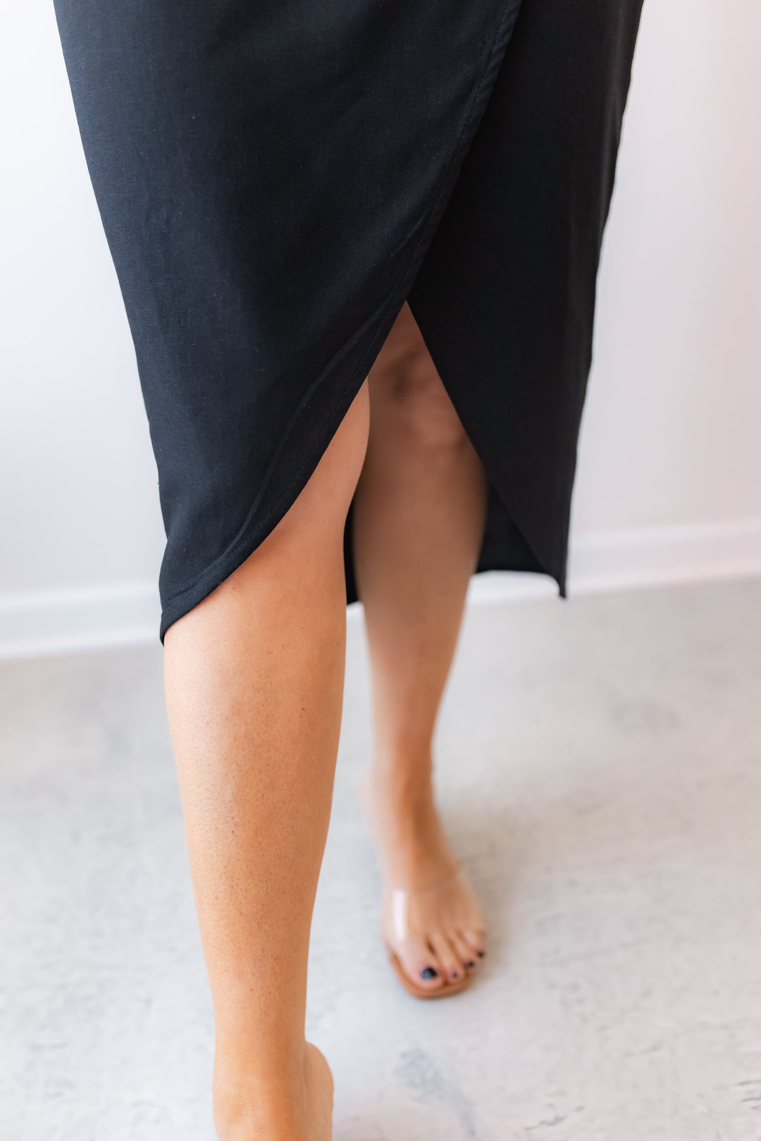 The Little Black Moment Midi Dress