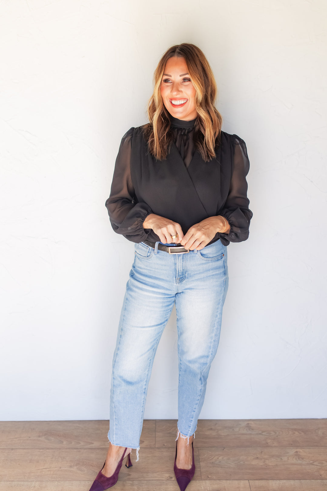 The Meet Me There Chiffon Top