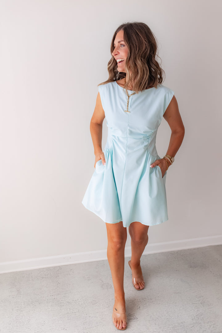 The Sweet Allure Dress - Blue