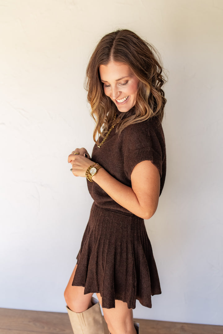 The Mocha Muse Sweater Set - One Eleven Olive Boutique