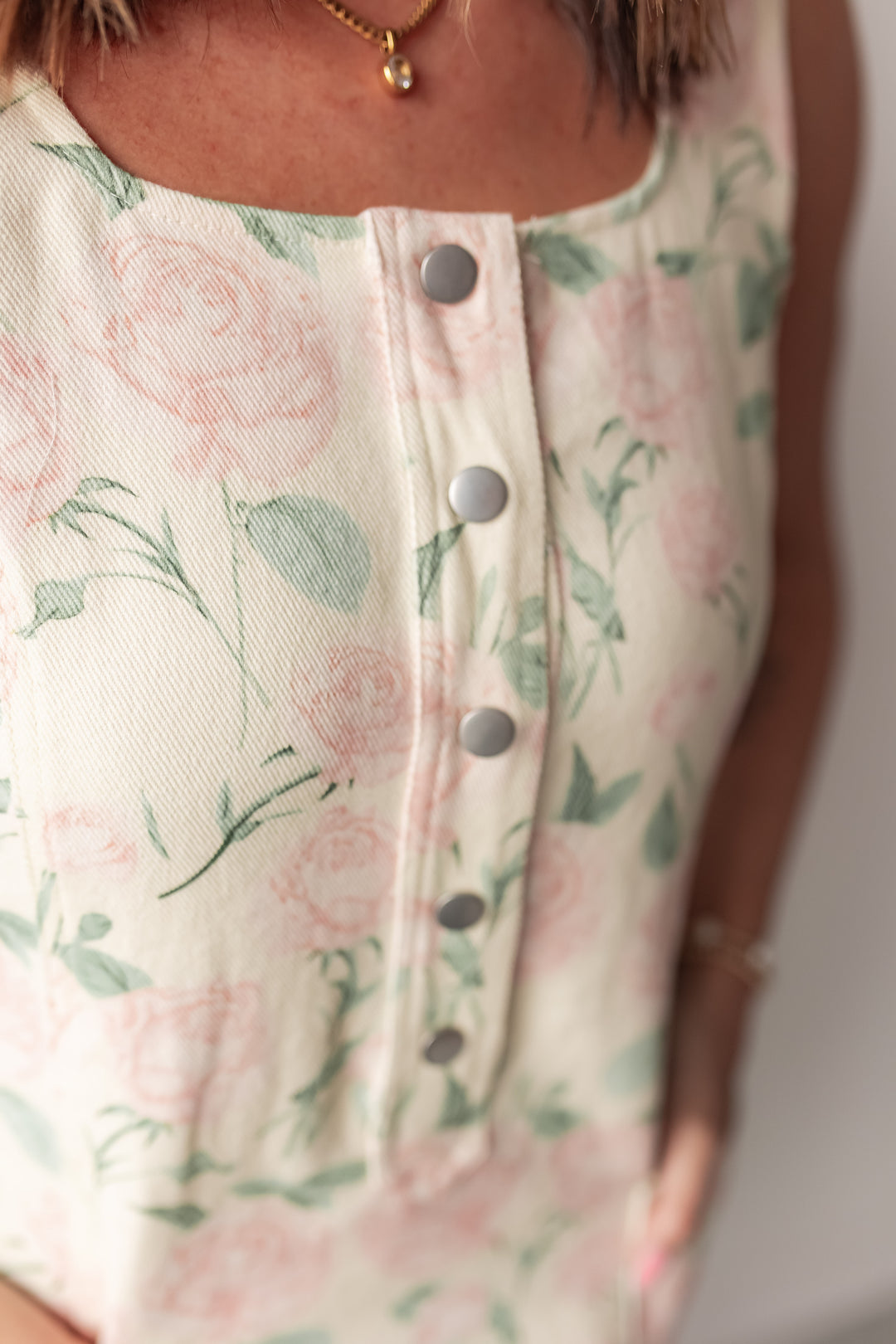 The Petal Lane Denim Dress - One Eleven Olive Boutique