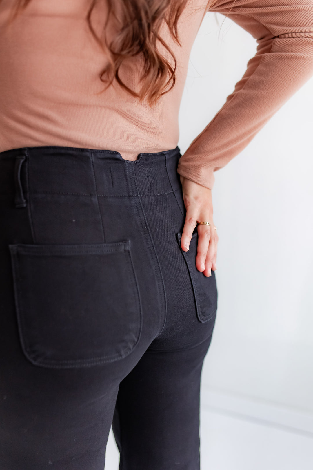 The Midnight Stretch Wide Leg Jeans